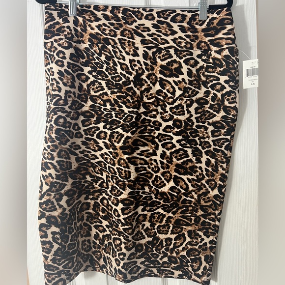 INC Women’s Leopard Pencil Skirt - New With Tags - Picture 1 of 4